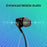 Auriculares com microfone Hyperx Cloud EarBuds II Preto