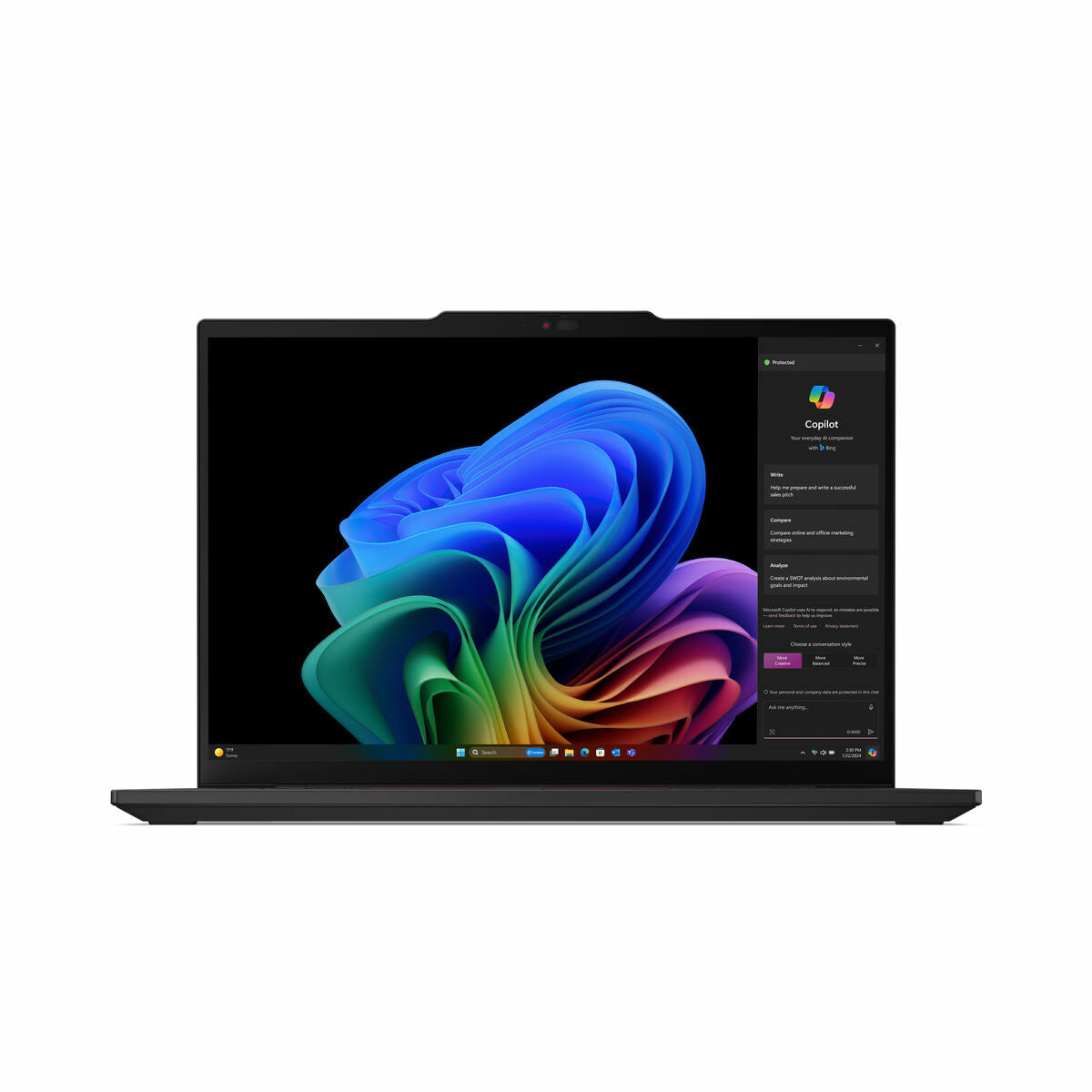 Laptop Lenovo 21N1000GSP 14" Qualcomm Snapdragon X Elite (X1E) 32 GB RAM 1 TB SSD Qwerty espanhol