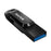 Memoria USB SanDisk SDDDC3-128G-G46 Negro Negro/Plateado 128 GB