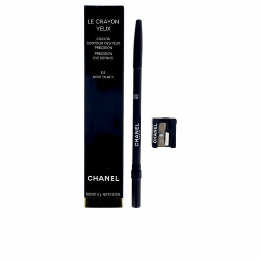 Lápiz de Ojos Chanel Le Crayon Yeux Noir black-01 (1 unidad) (1,2 g)