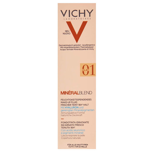 Base de Maquillaje Fluida Vichy Mineralblend Nº 01 Clay 30 ml