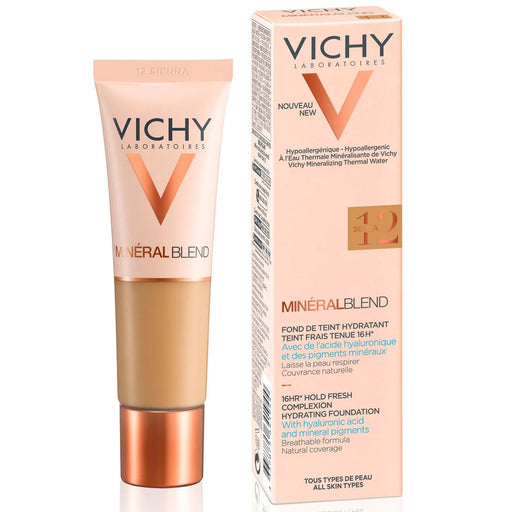 Base de Maquillaje Fluida Vichy Mineralblend Nº 12 Sienna 30 ml