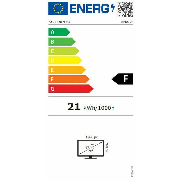 Televisão Kruger & Matz KM0224-T4 HD 24" LED