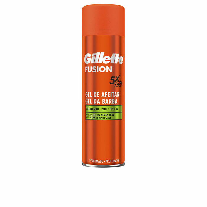 Gel de Barbear Gillette Fusion Pele sensível 200 ml