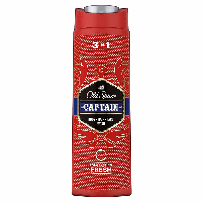 Gel de duche Old Spice Captain 400 ml