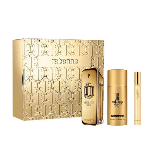 Conjunto de Perfume Homem Paco Rabanne Million Gold EDP